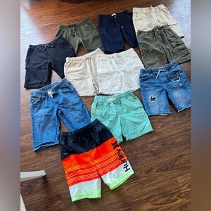 Boys shorts 10/12 12 Gap Old Navy Hurley Levis Carters very nice used condition